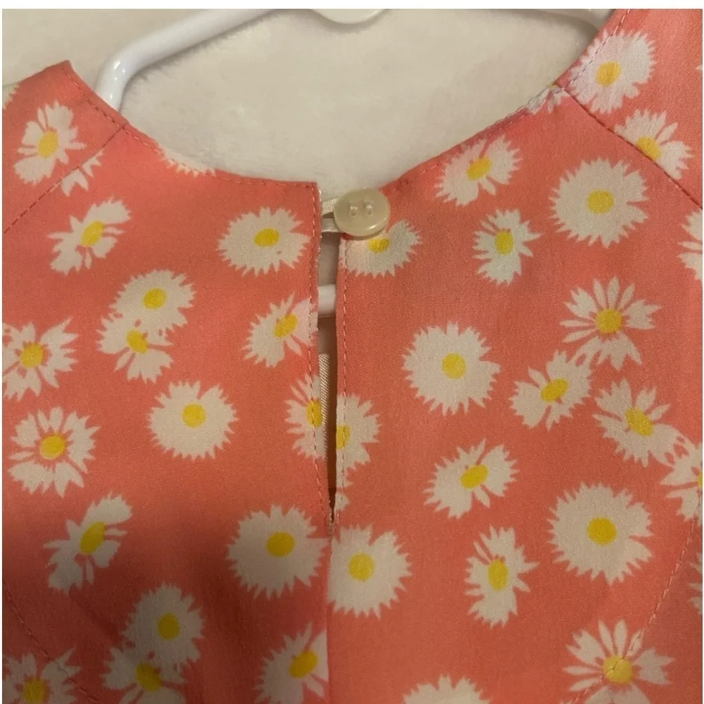 Vintage pinkish floral gown size 2-3